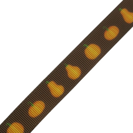 [350 9431 000] Ripsband Kürbis 16mm