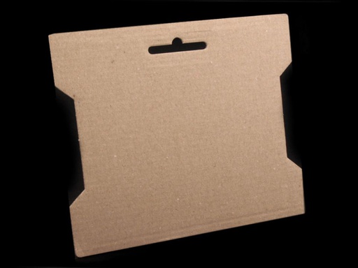 [930 8916 101] 50er Pack Karton Wickelkarte 14 x 16,3cm 1-Seitig weiss